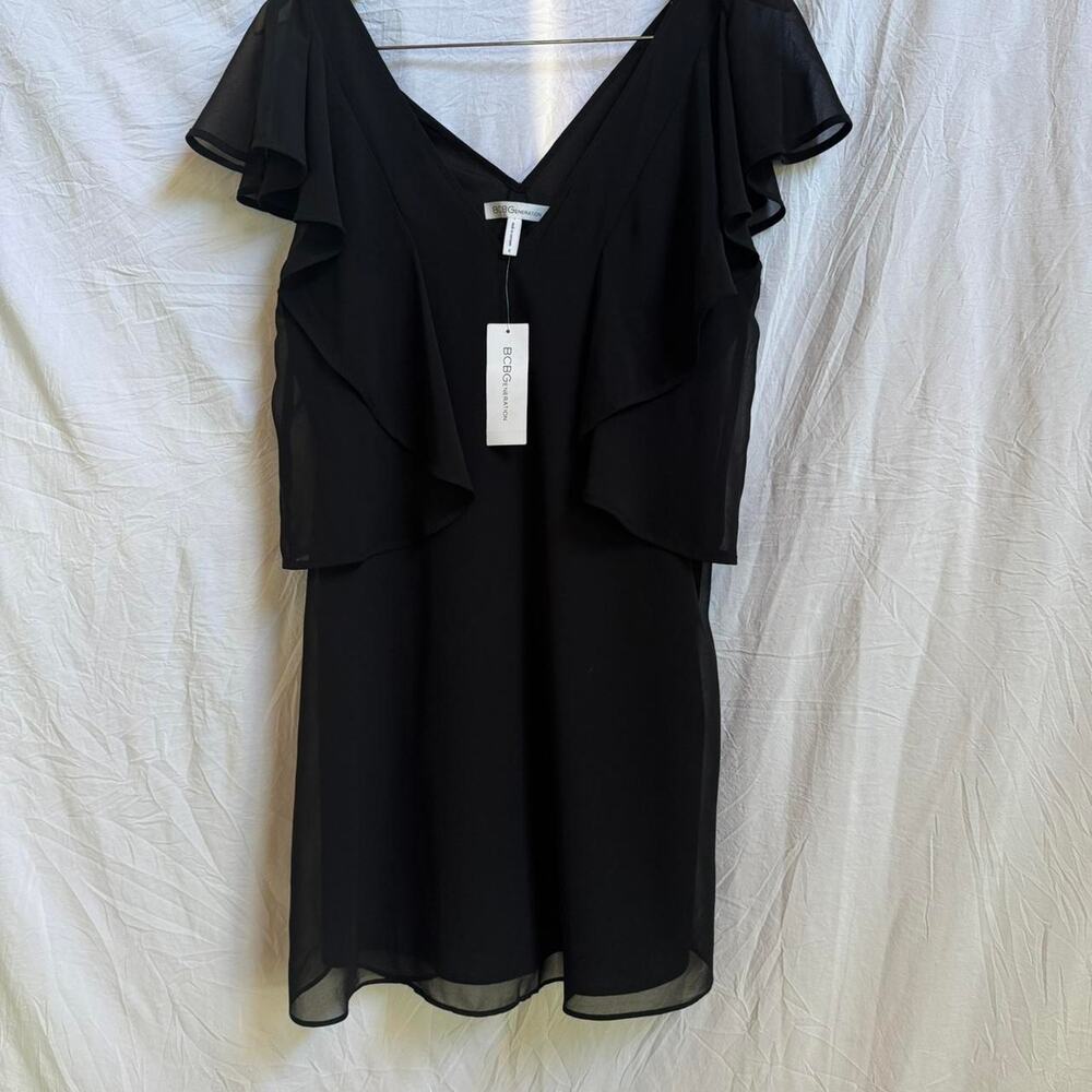 BCBG Generation ruffle mini dress